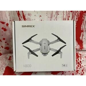 SIMREX X800 Drone with Camera for Adults/Kids, 1080P FPV Foldable Quadcopter